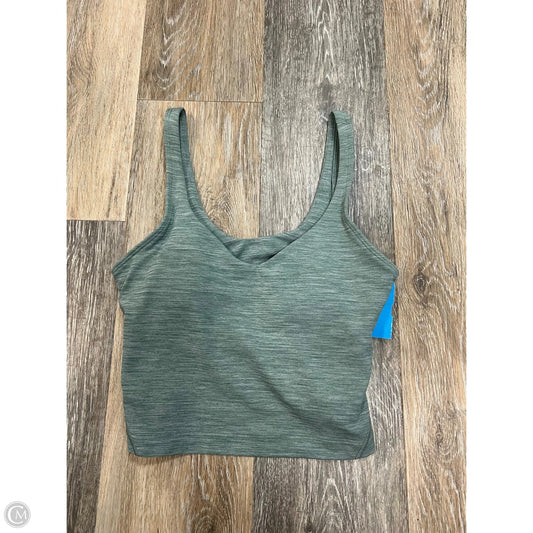 Athletic Tank Top By Lululemon In Green, Size: 2