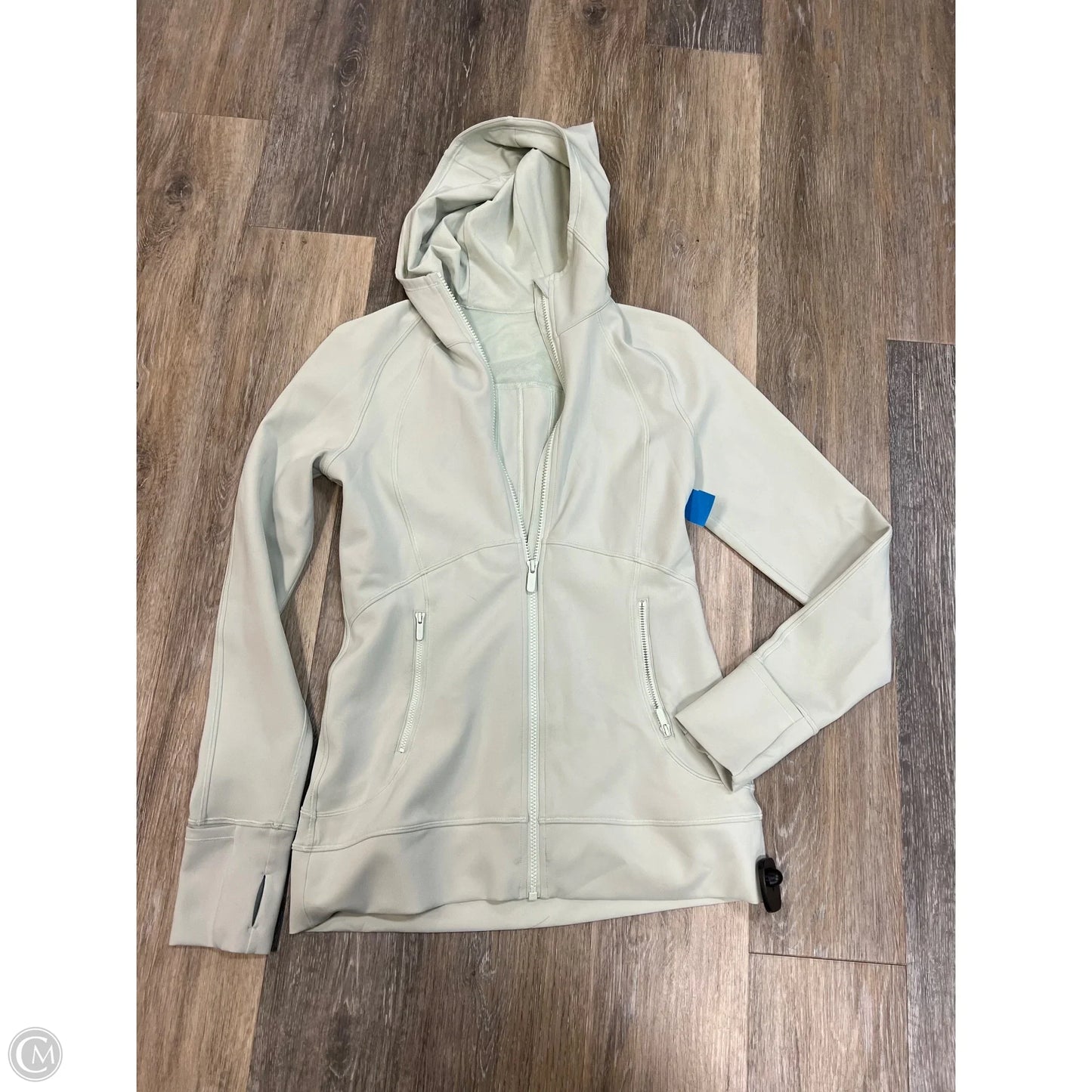 Athletic Jacket By Lululemon In Green, Size: 8