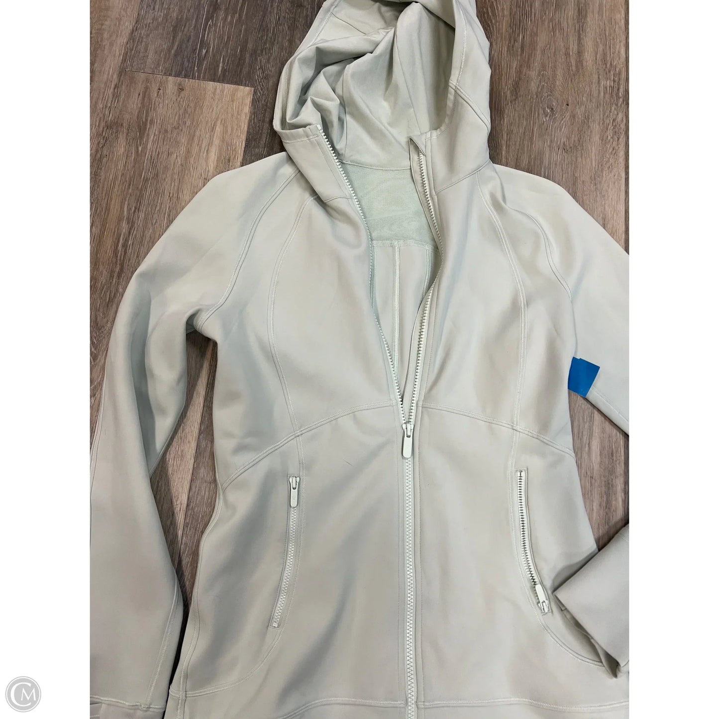 Athletic Jacket By Lululemon In Green, Size: 8