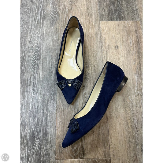 Shoes Flats By Sarah Flint In Navy, Size: 7.5