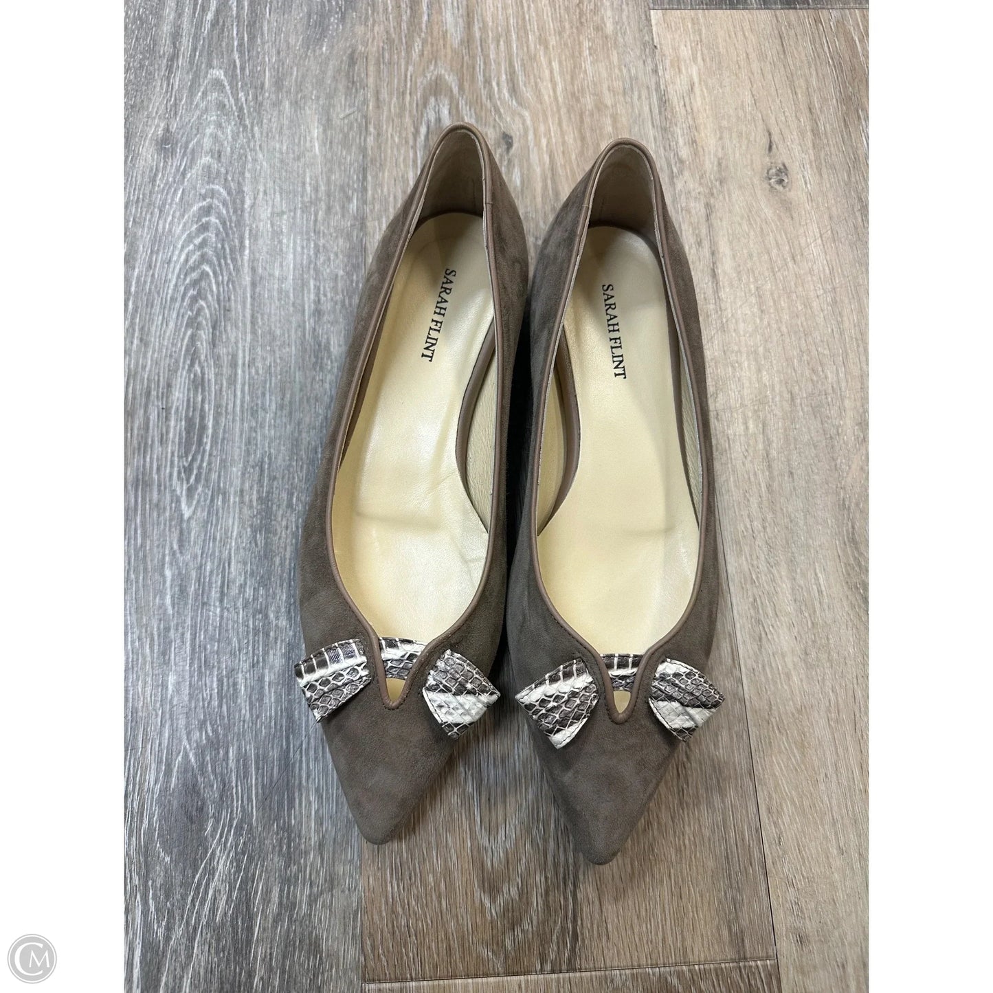 Shoes Flats By Sarah Flint In Brown, Size: 7.5