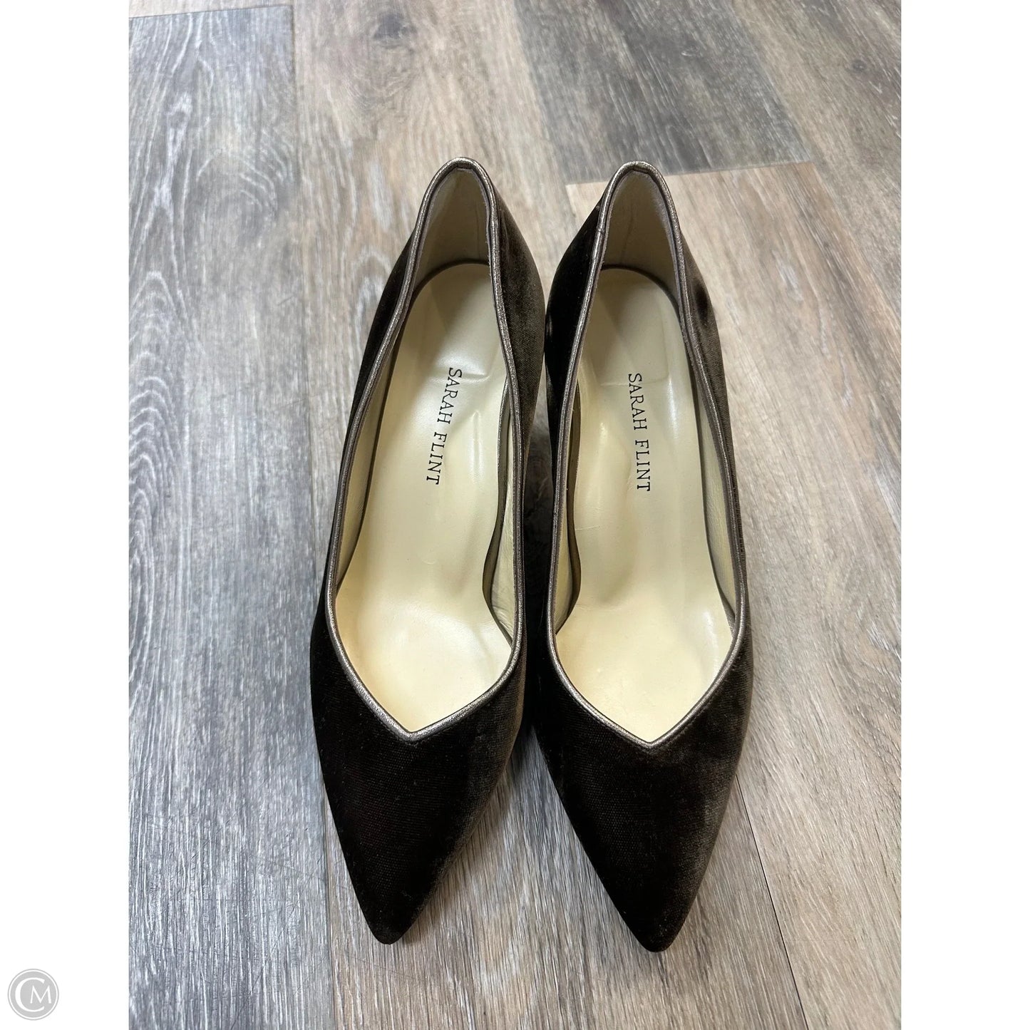 Shoes Heels Kitten By Sarah Flint In Brown, Size: 7.5