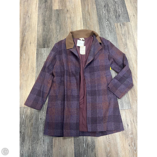 Jacket Other By Hem & Thread In Plaid Pattern, Size: M