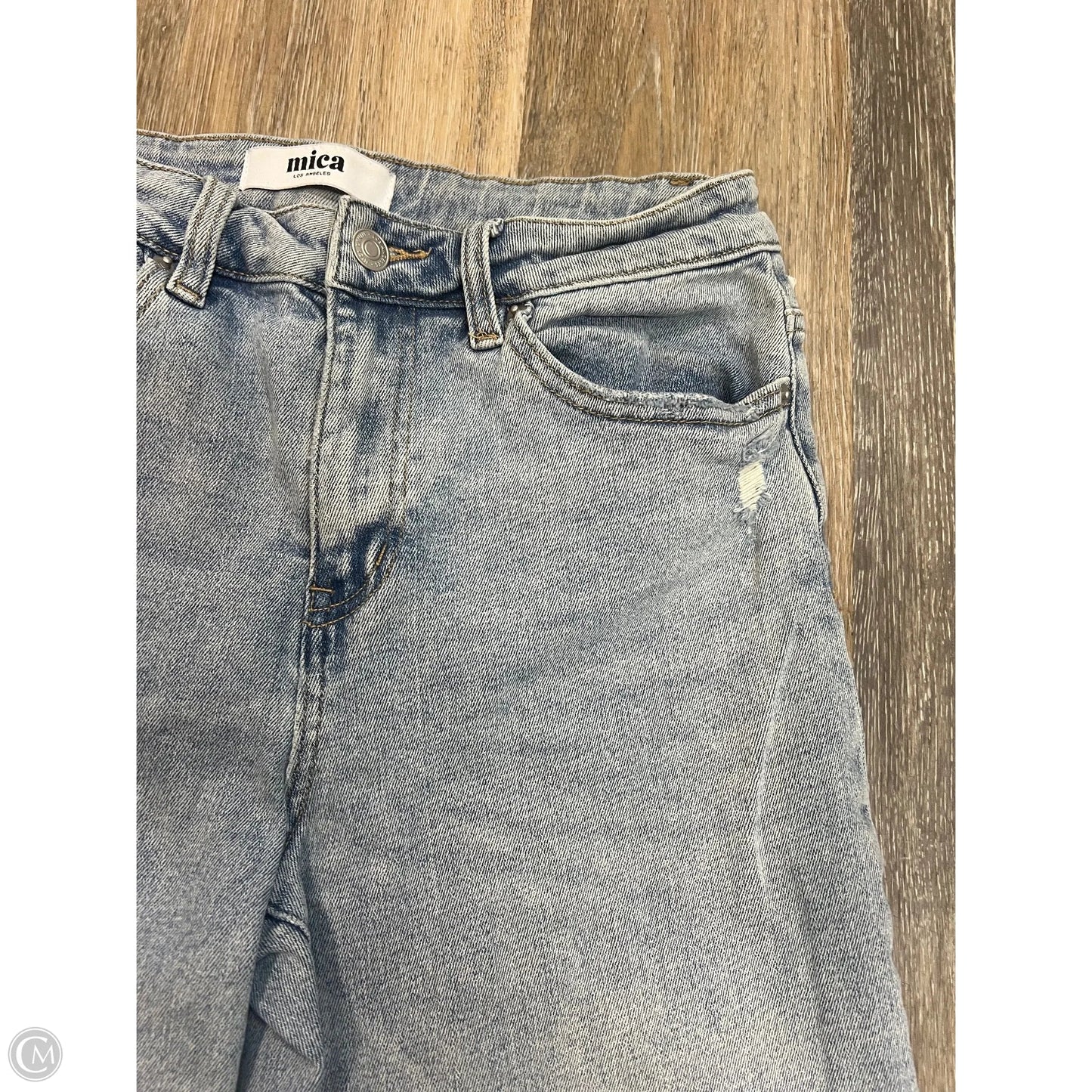 Jeans Wide Leg By Micas In Blue Denim, Size: 6/28