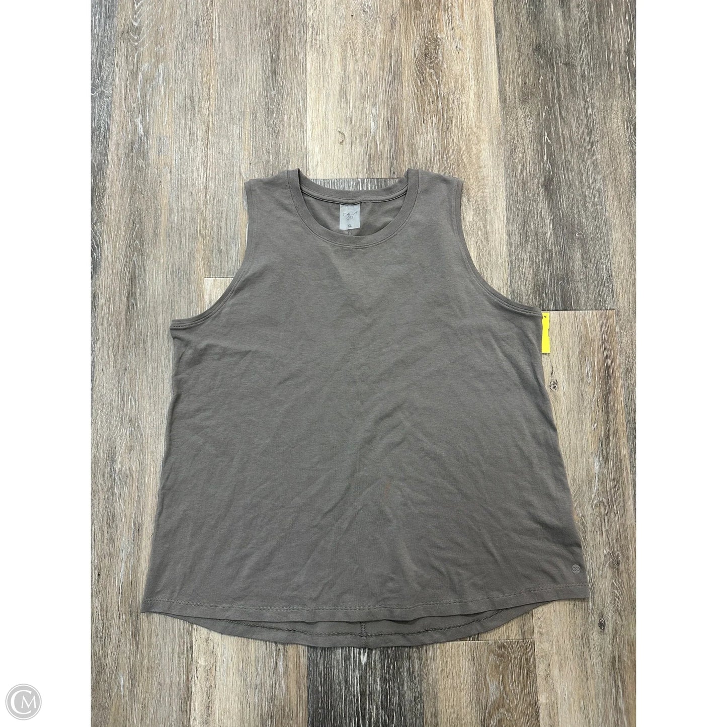 Athletic Tank Top By Calia In Taupe, Size: Xl