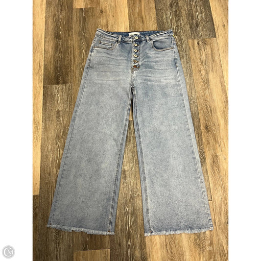 Jeans Wide Leg By TNR In Blue Denim, Size: 12/31