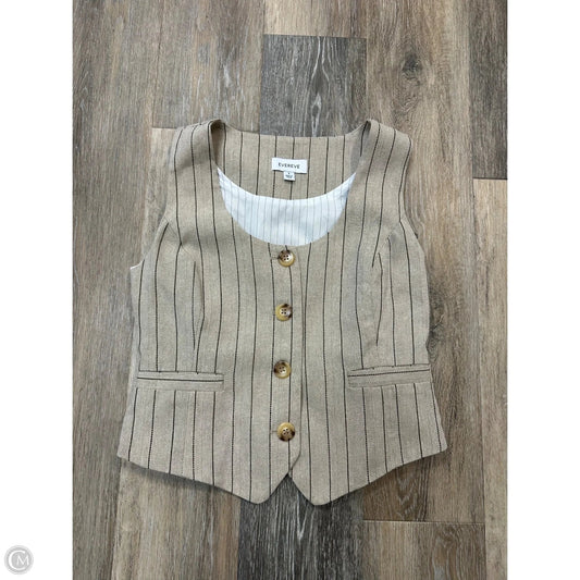 Vest Other By Evereve In Tan, Size: S