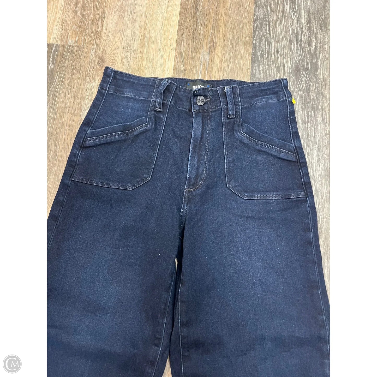 Jeans Wide Leg By Paige In Blue Denim, Size: 4/27