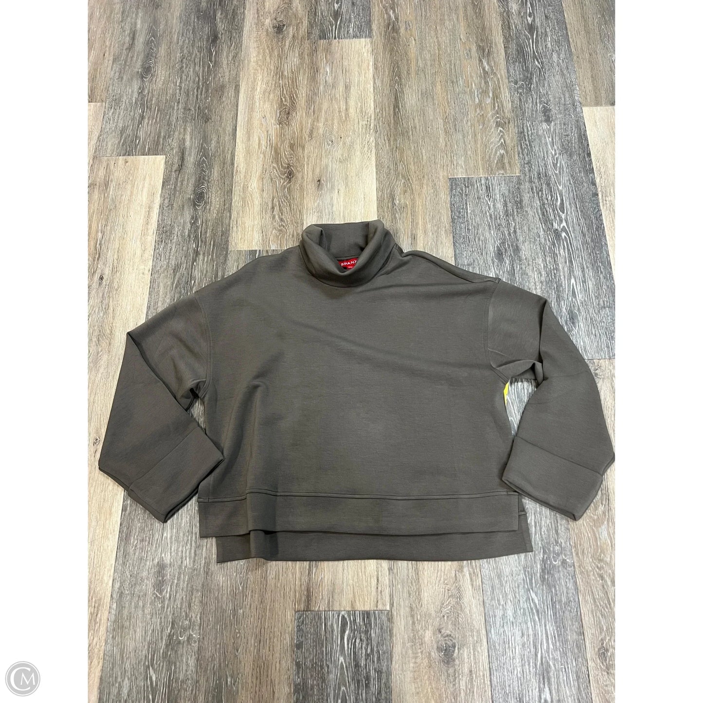 -Sweatshirt Collar By Spanx In Green, Size: Xl