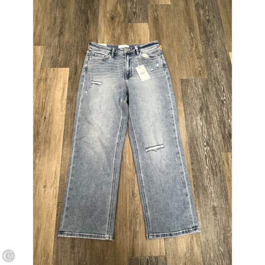 -Jeans Straight By Vervet In Blue Denim, Size: 12