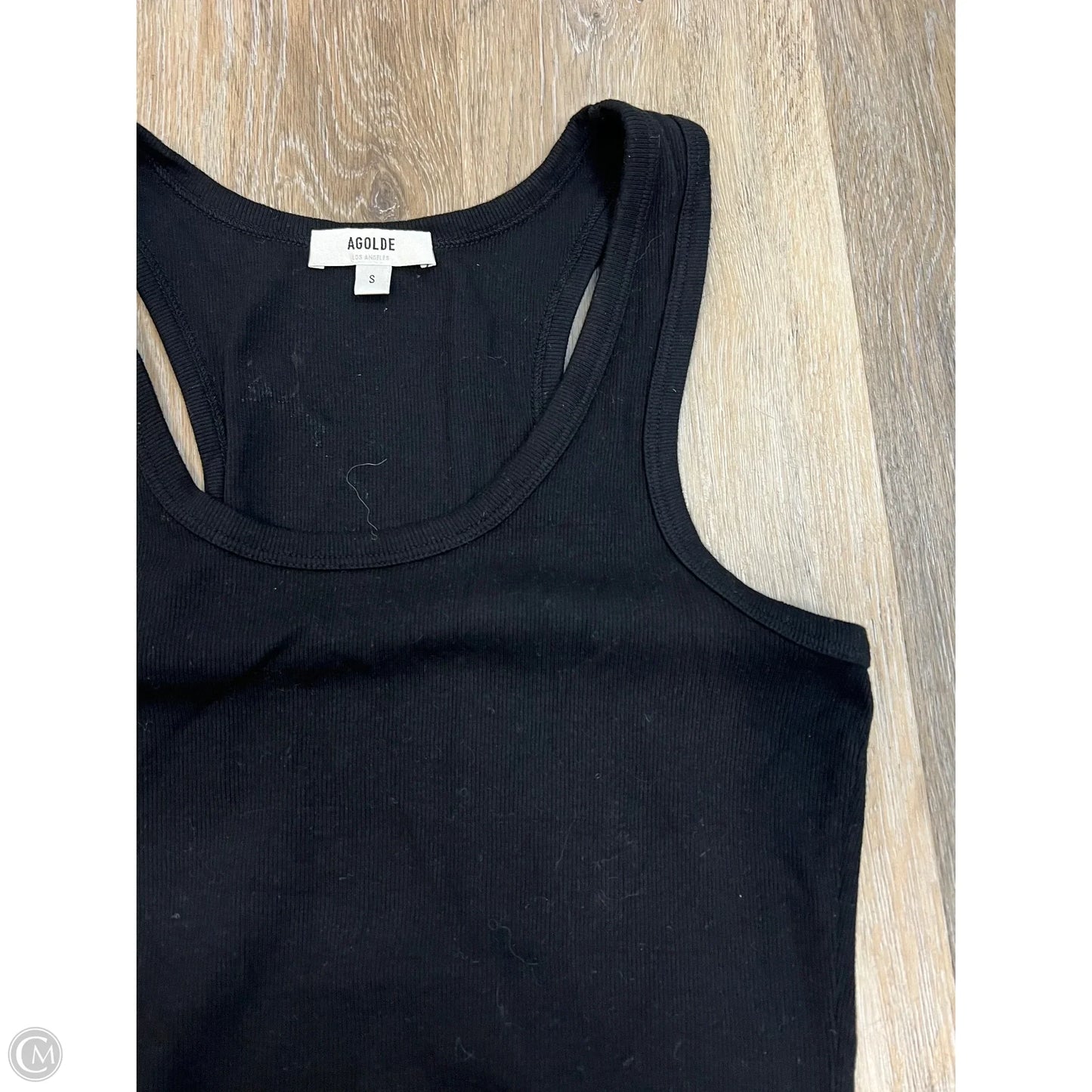 Tank Top Bodysuit By Agolde In Black, Size: S