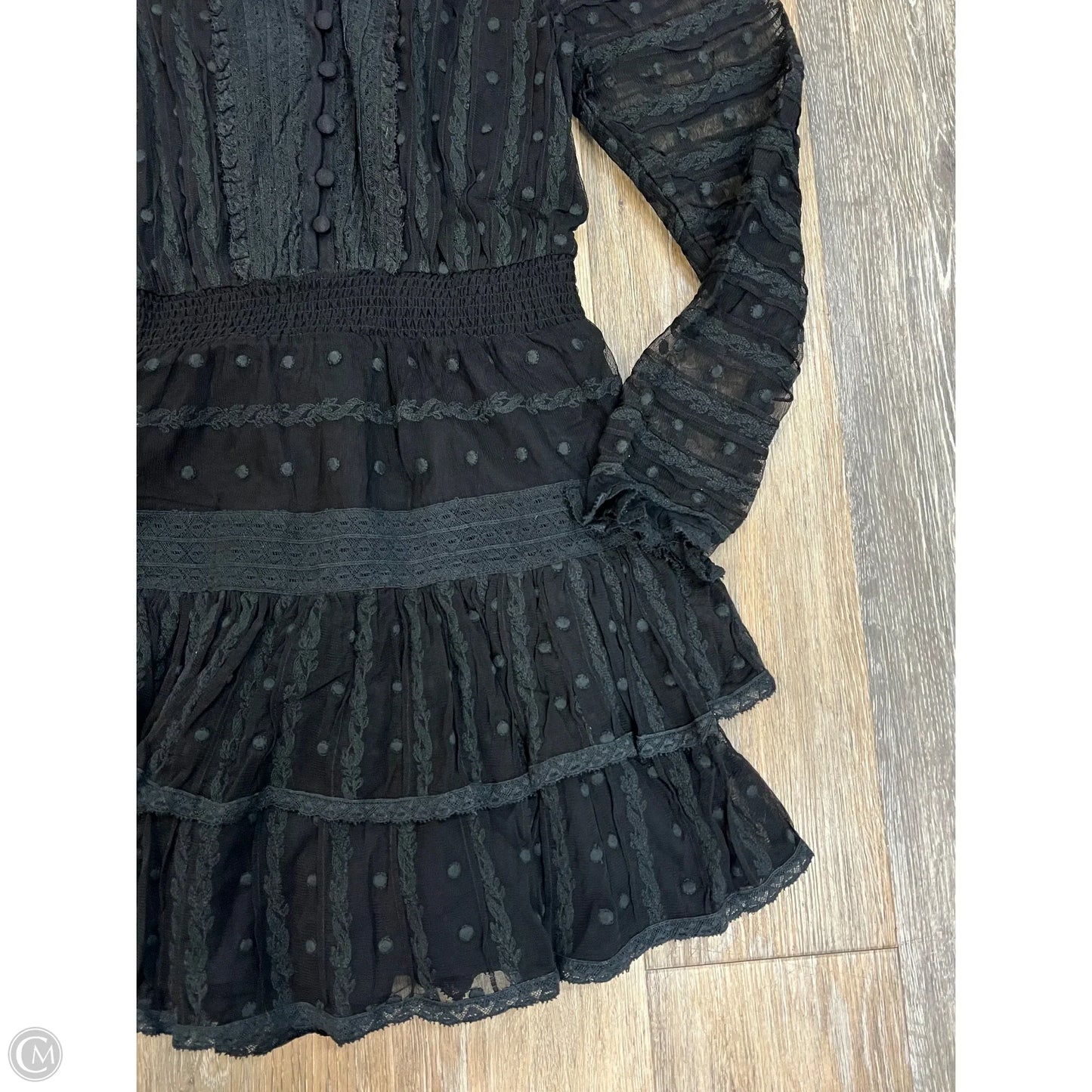 Dress Designer By Loveshackfancy In Black, Size: S