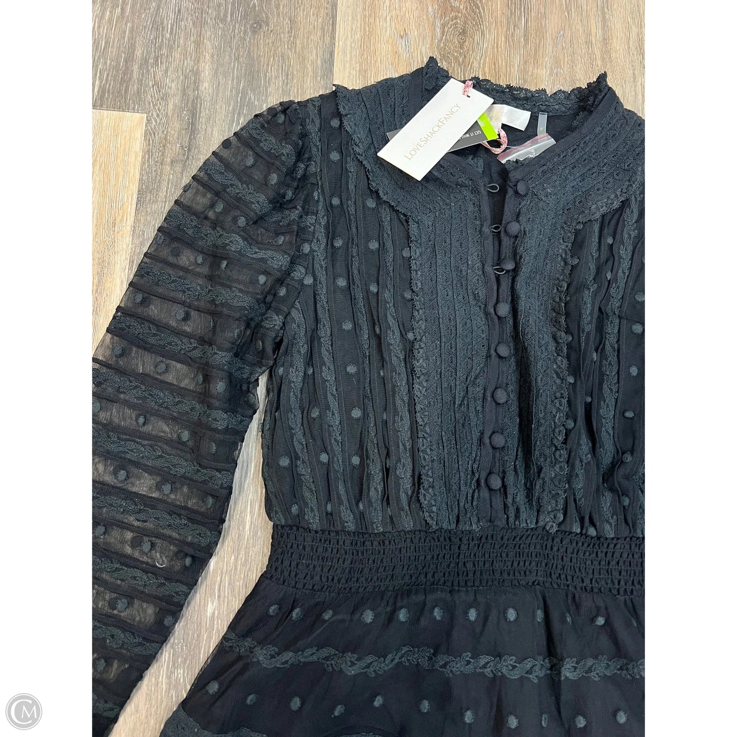 Dress Designer By Loveshackfancy In Black, Size: S