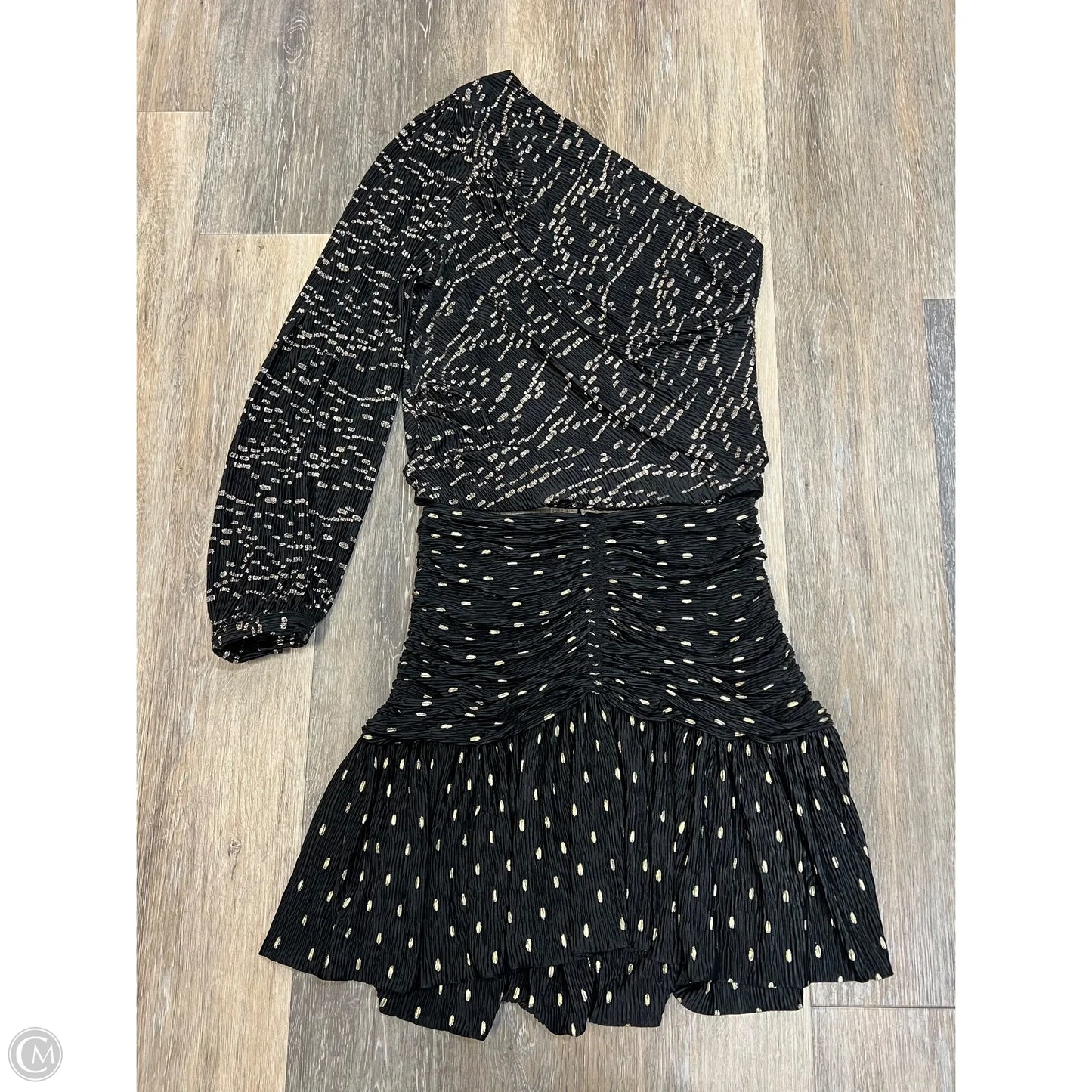 Dress Set 2pc Designer By IRO In Polkadot Pattern, Size: S