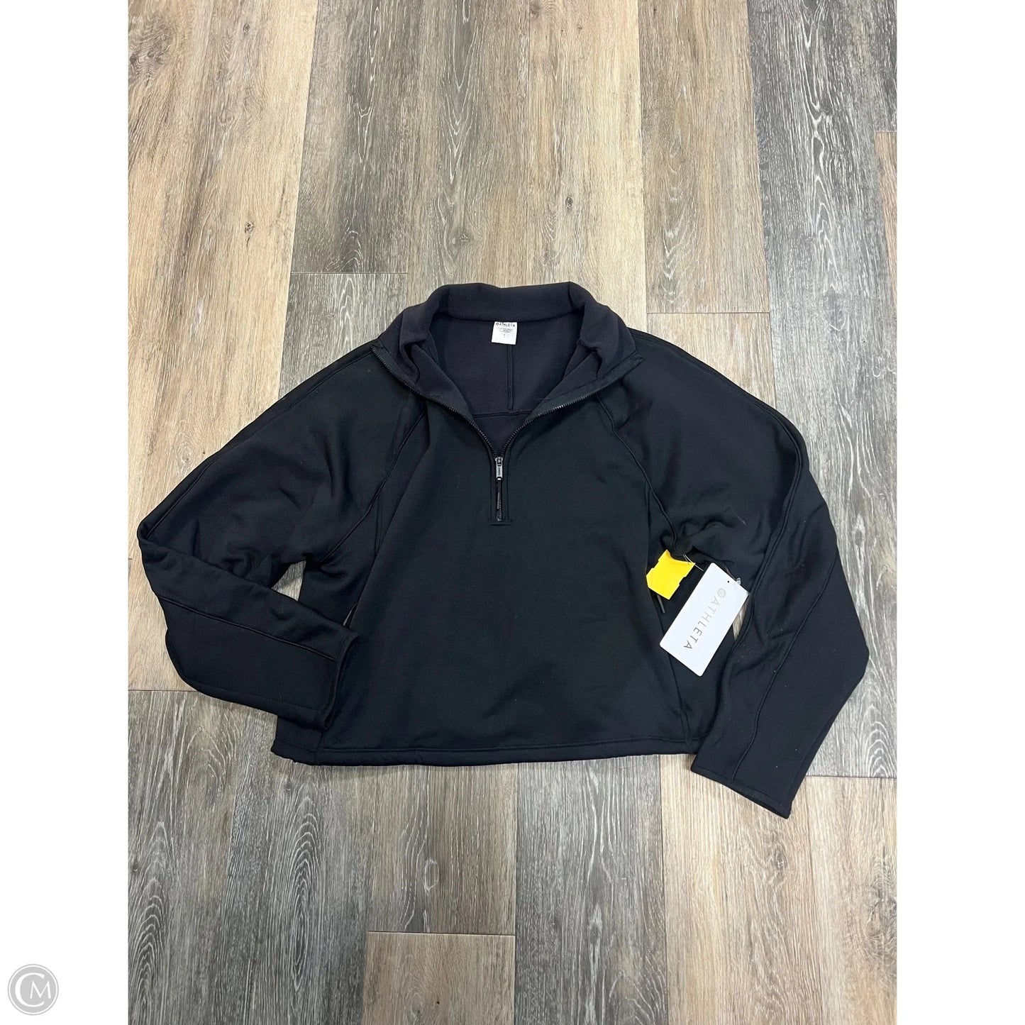 Athletic Sweatshirt Collar By Athleta In Black, Size: S