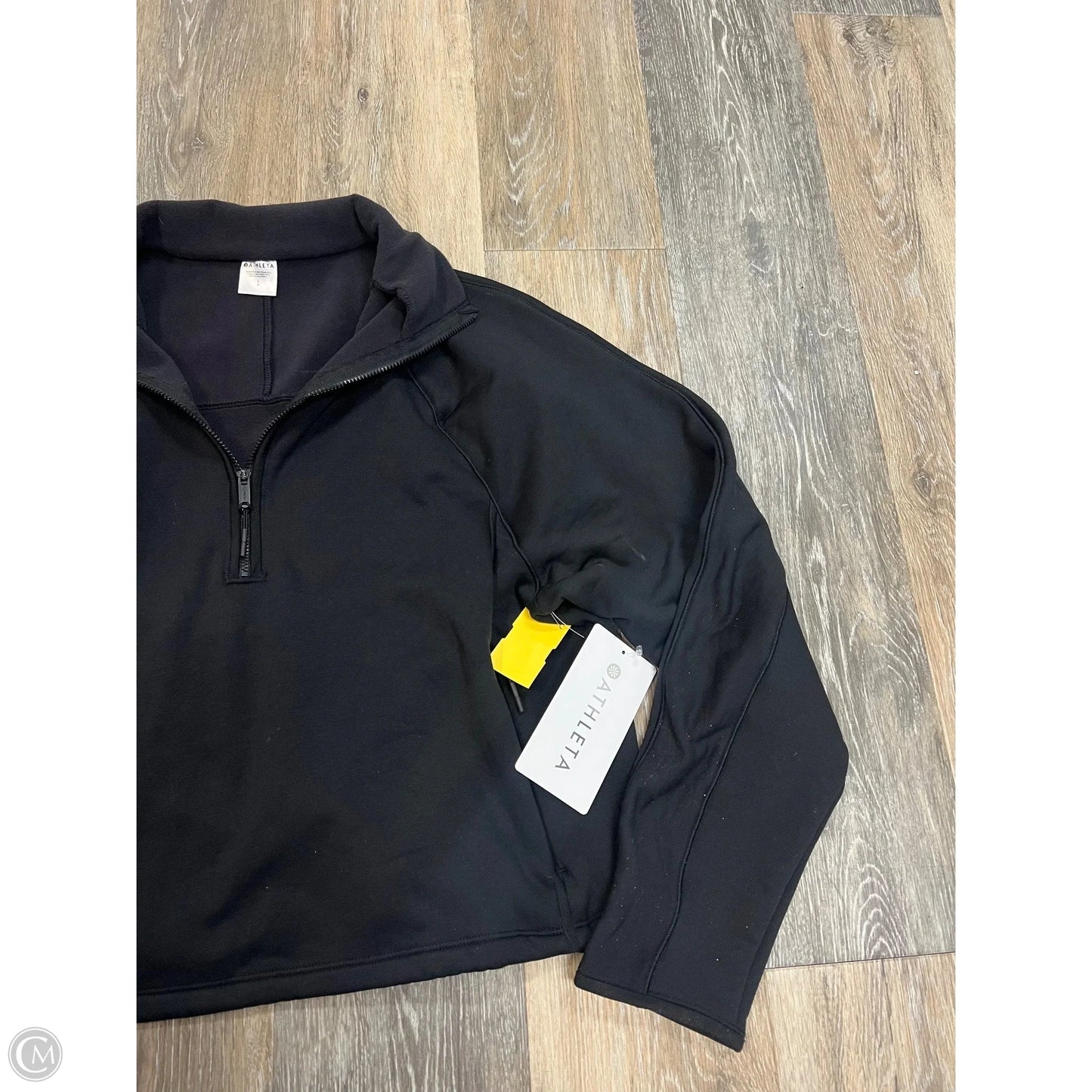 Athletic Sweatshirt Collar By Athleta In Black, Size: S