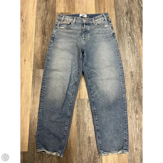 Jeans Straight By Paige In Blue Denim, Size: 4/27