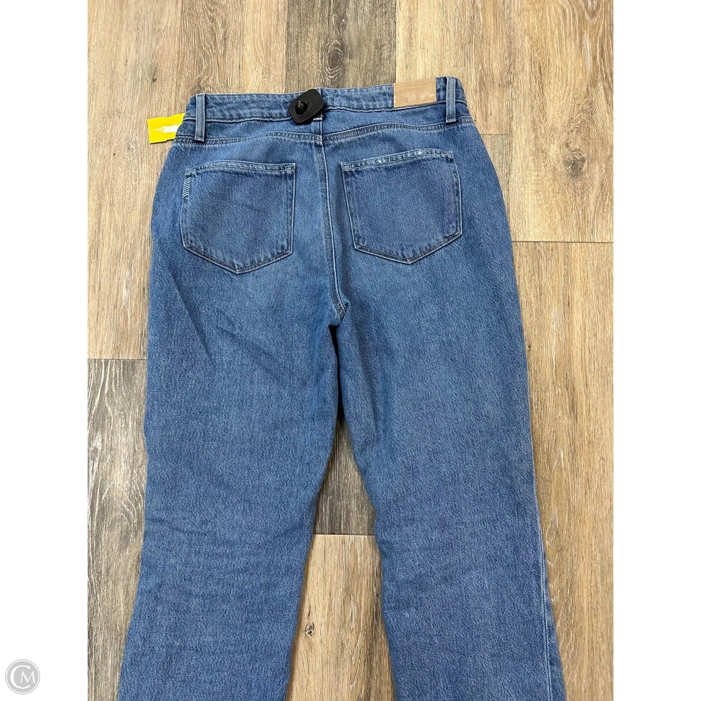 Jeans Straight By Paige In Blue Denim, Size: 4