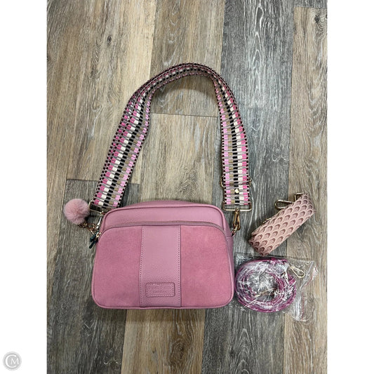 Crossbody Leather By Pom Pom London, Size: Medium