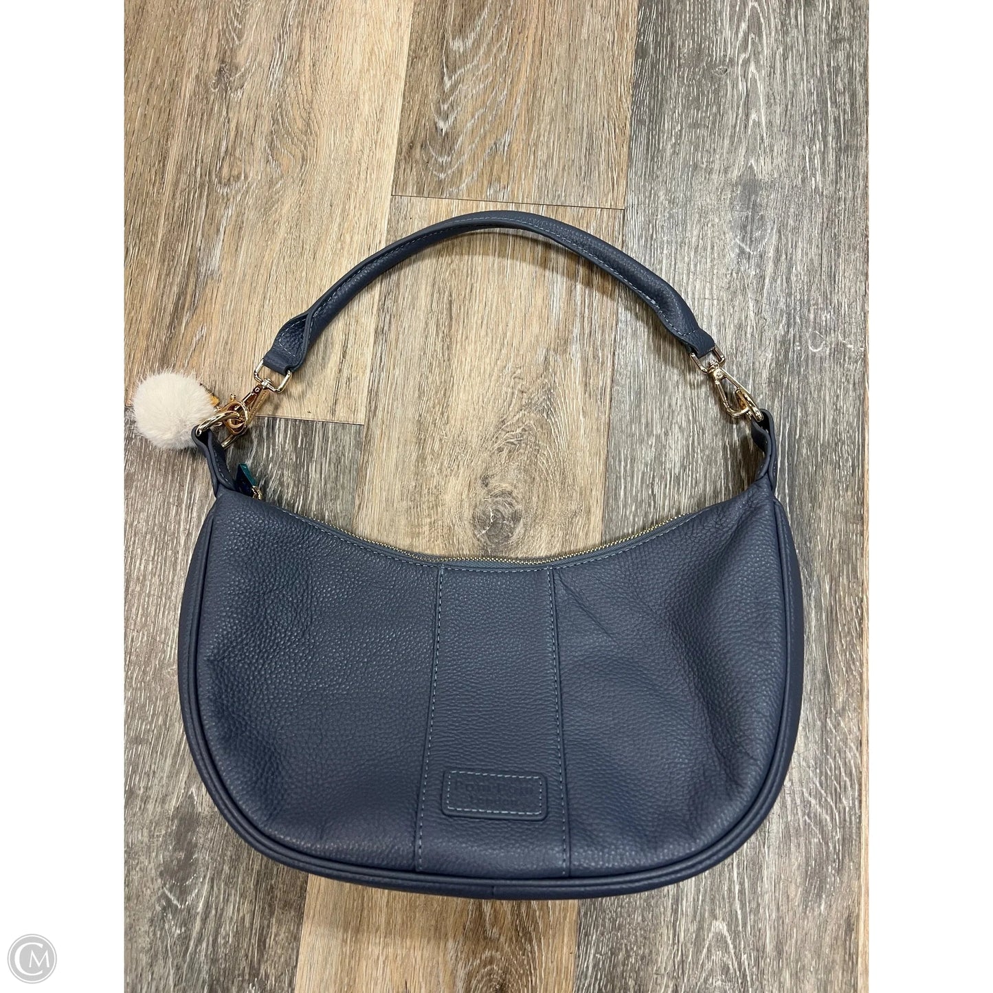 Handbag Leather By Pom Pom London, Size: Medium