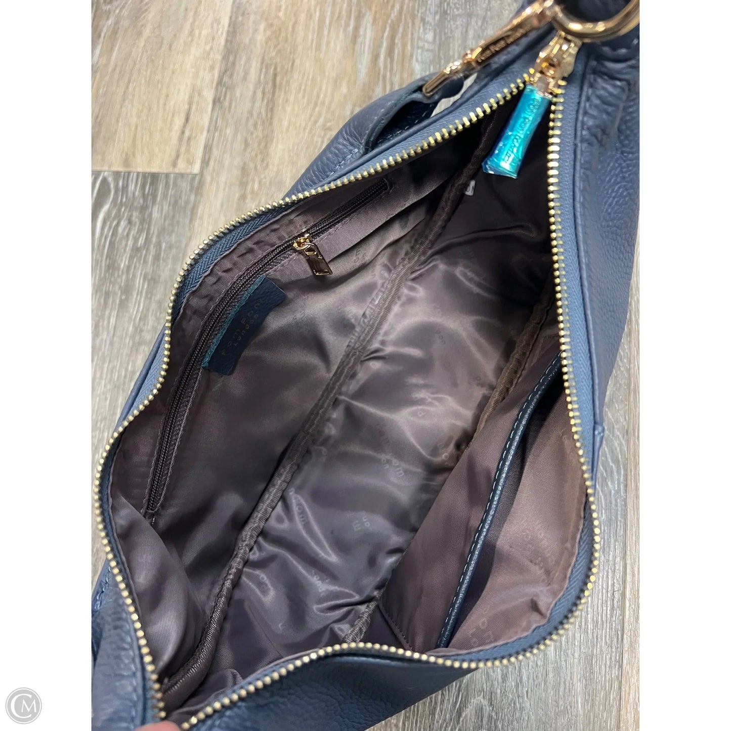 Handbag Leather By Pom Pom London, Size: Medium