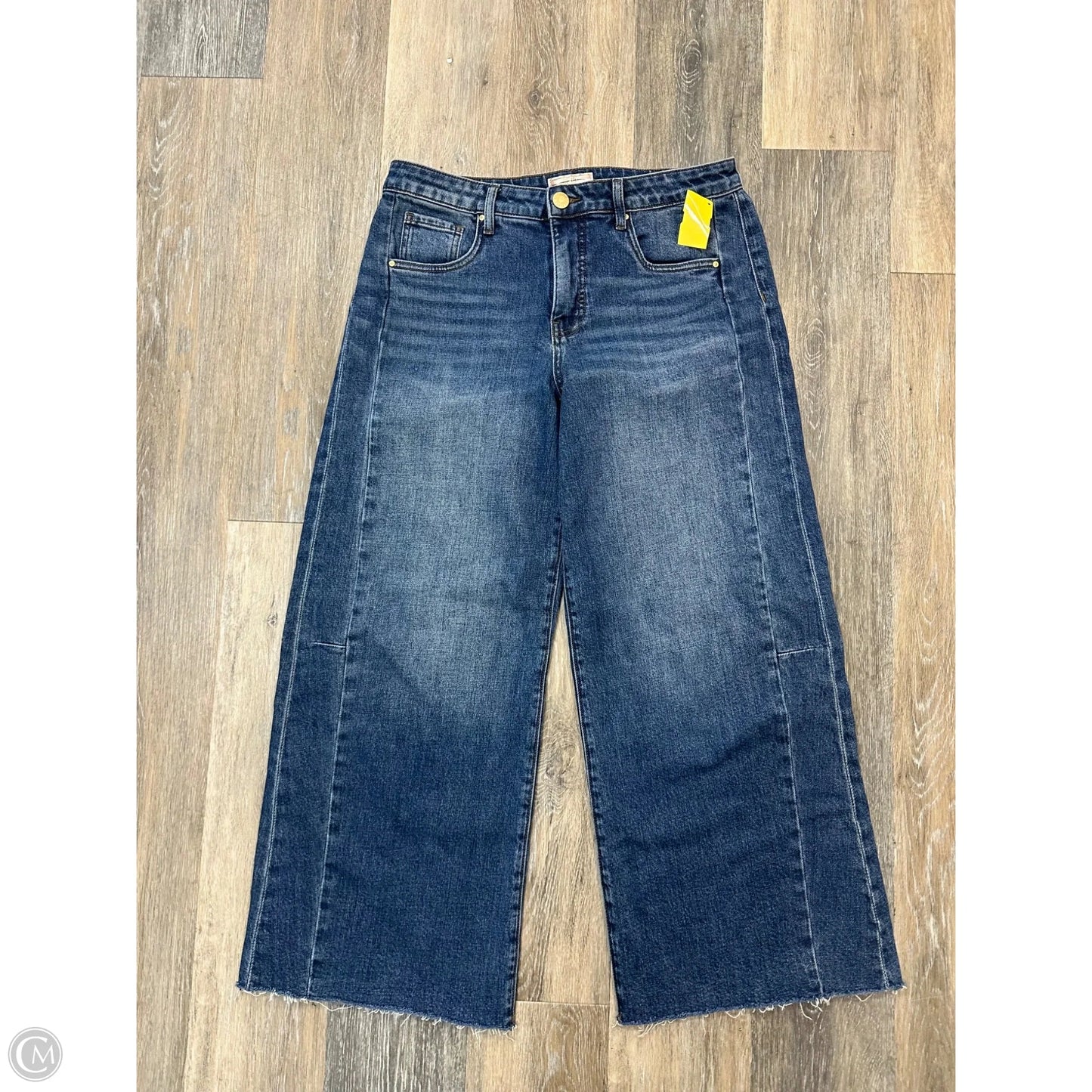 Jeans Wide Leg By Kut In Blue Denim, Size: 4