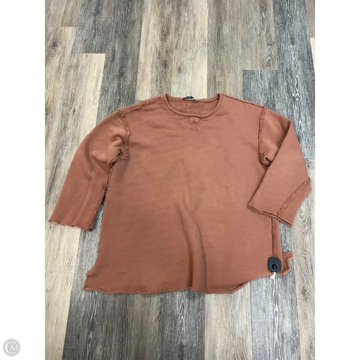 Sweatshirt Crewneck By Free People In Pink, Size: M