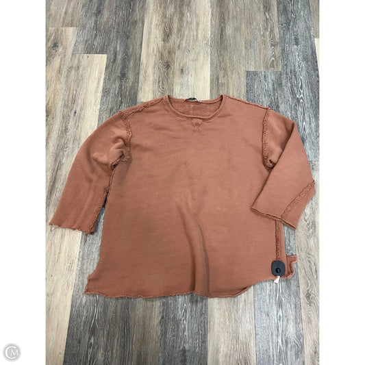 Sweatshirt Crewneck By Free People In Pink, Size: M