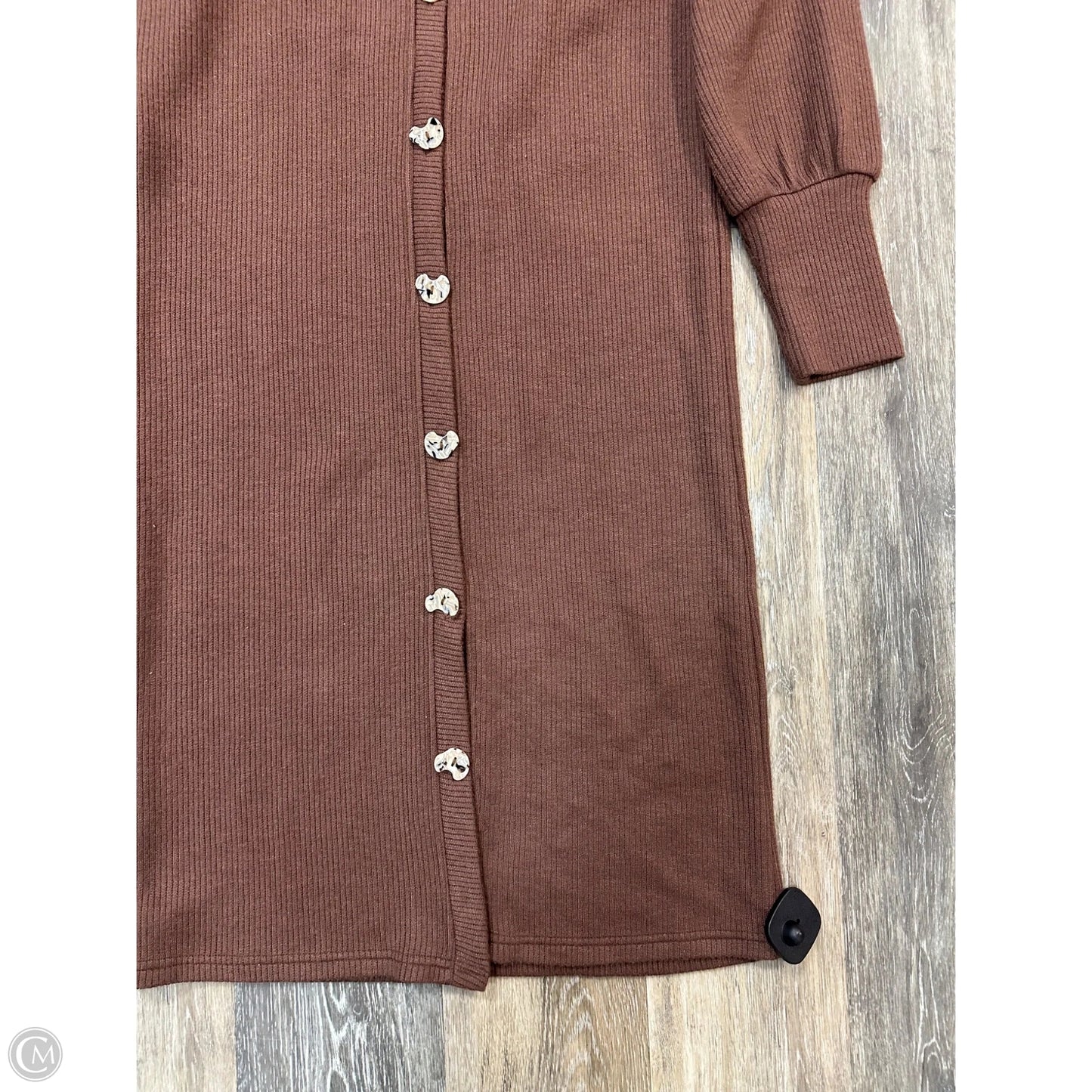 Sweater Cardigan By The Nines In Brown, Size: S