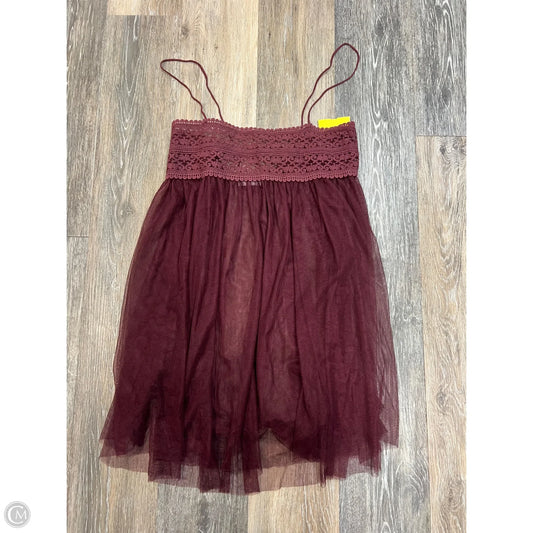 Dress Casual Short By Free People In Maroon, Size: S