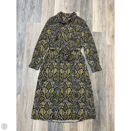 Dress Casual Maxi By Kobi Halperin In Snakeskin Print, Size: M
