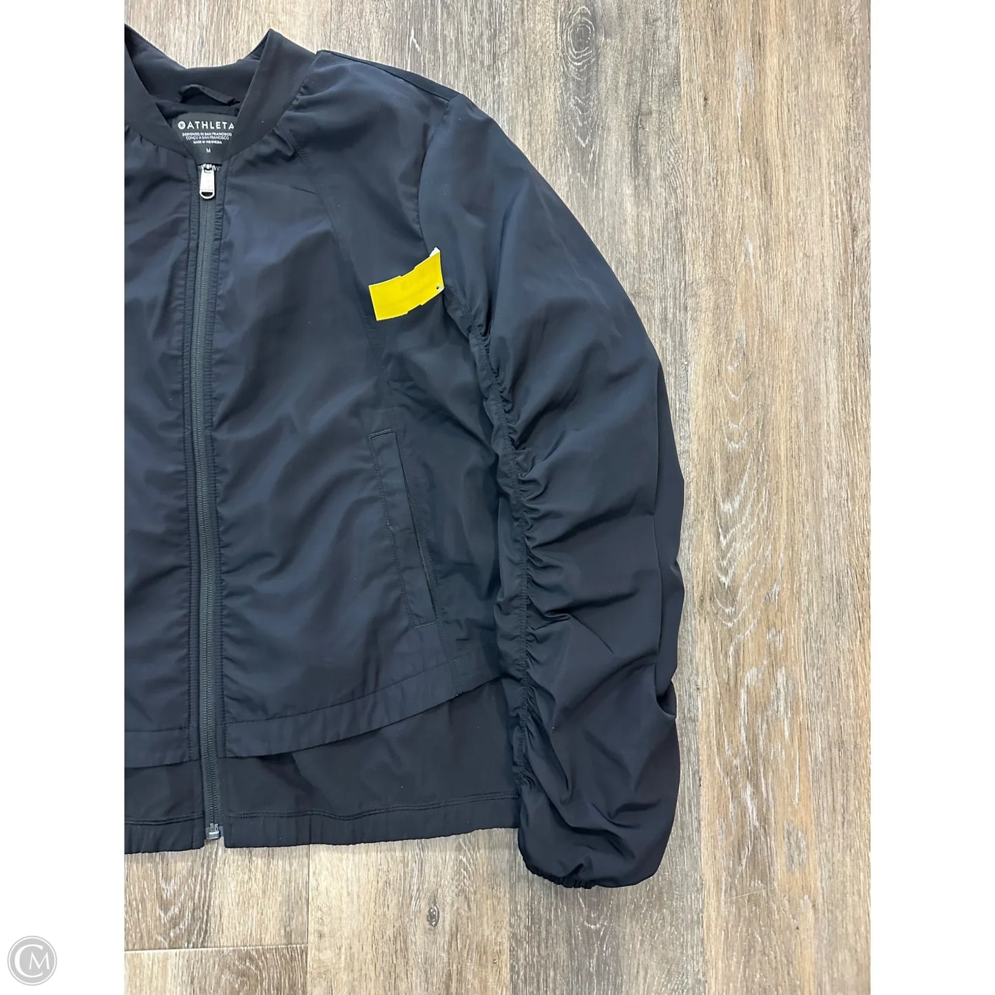 Athletic Jacket By Athleta In Black, Size: M