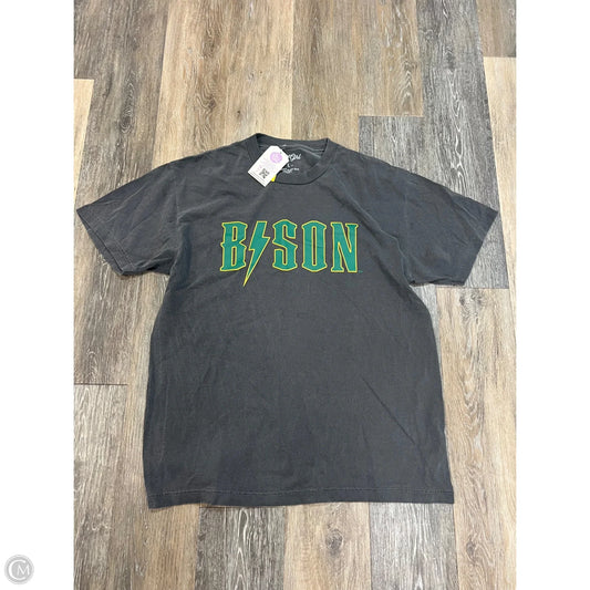 Athletic Top Short Sleeve By Fangirl In Grey, Size: L