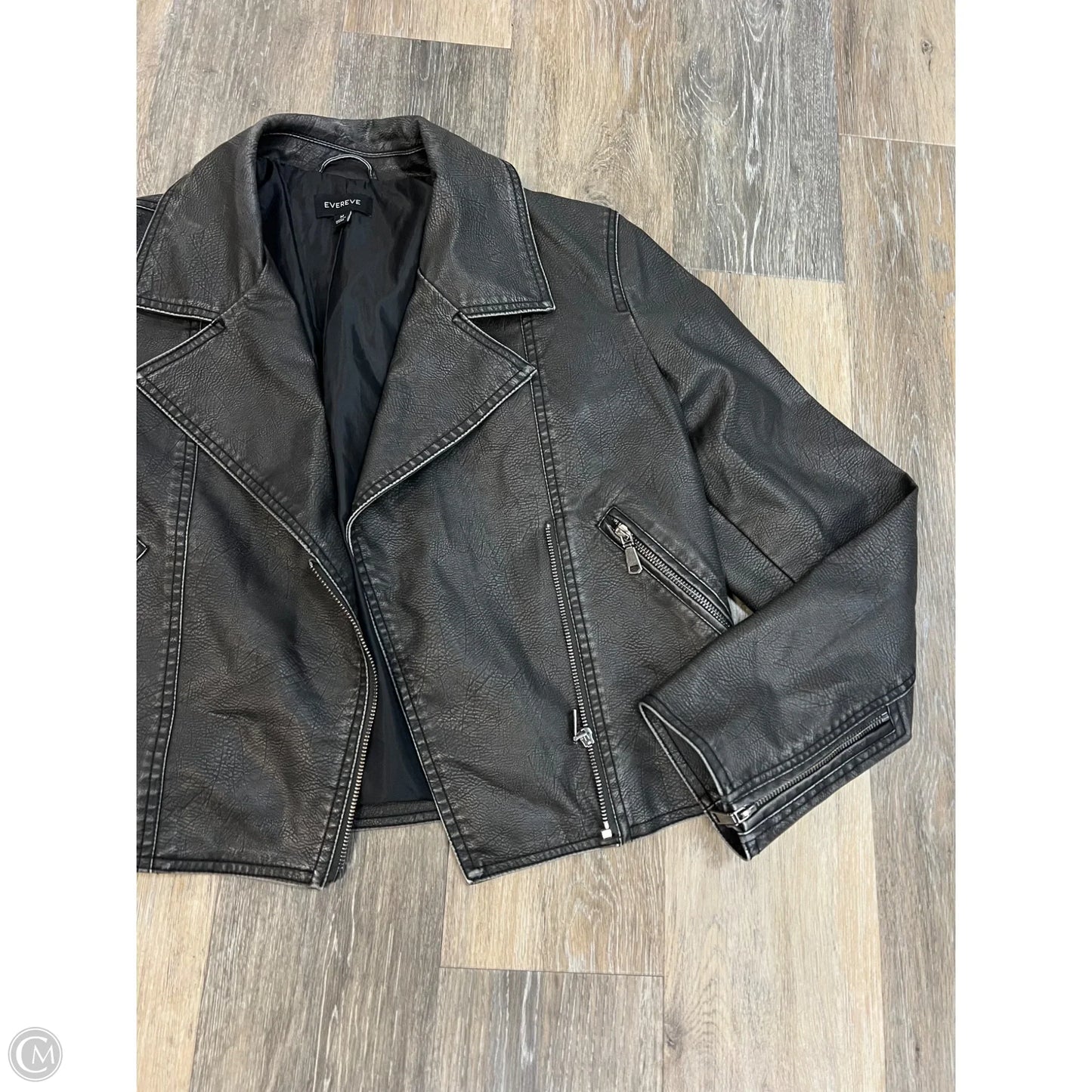 -Jacket Moto By Evereve In Black, Size: M