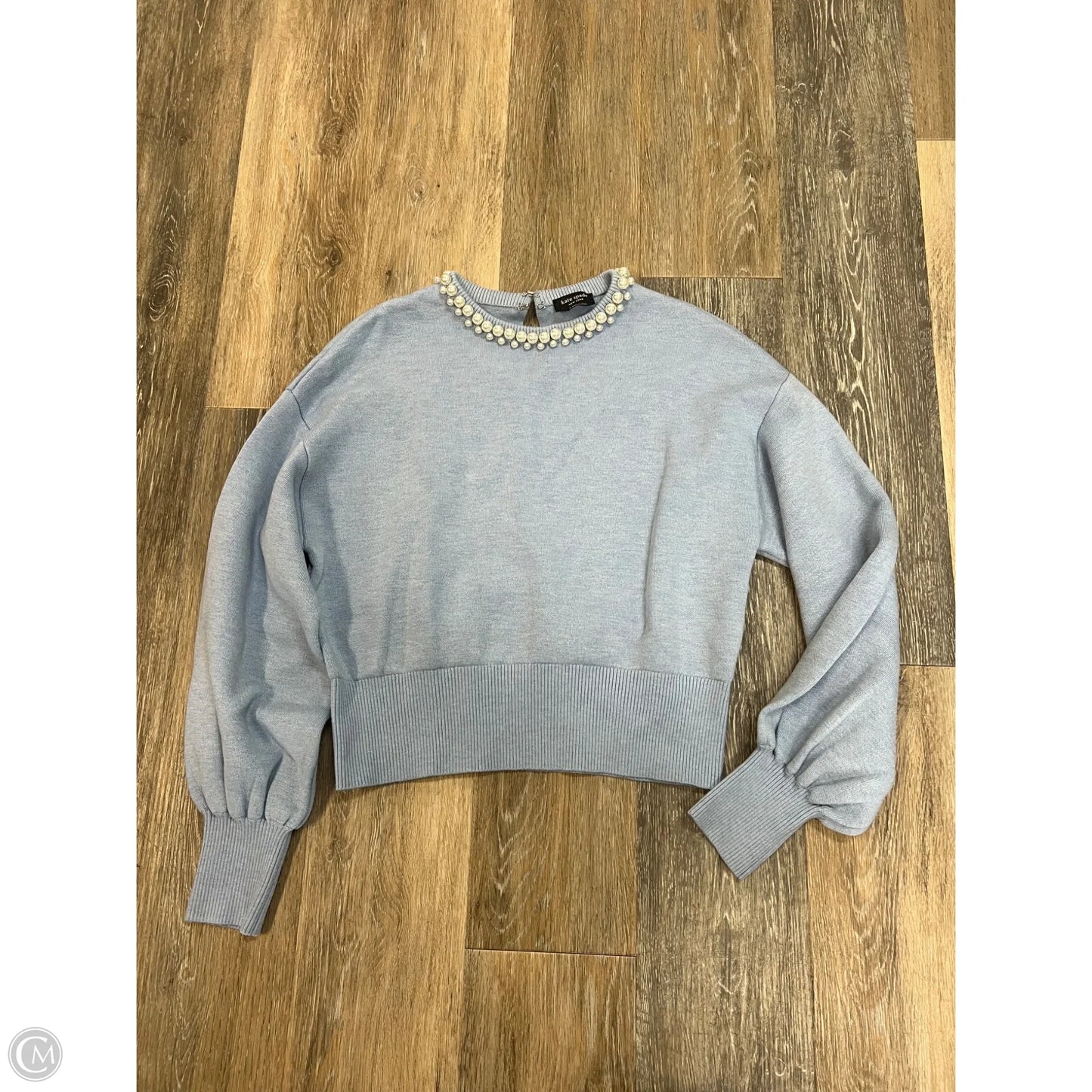 Sweater Designer By Kate Spade In Blue, Size: S
