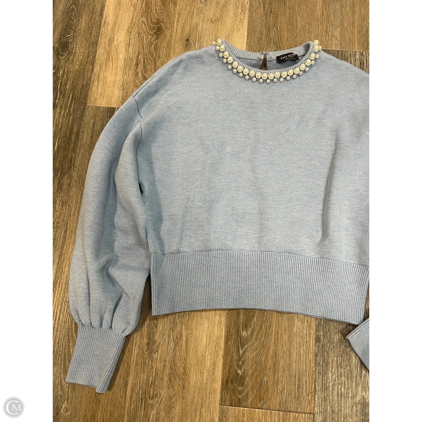 Sweater Designer By Kate Spade In Blue, Size: S