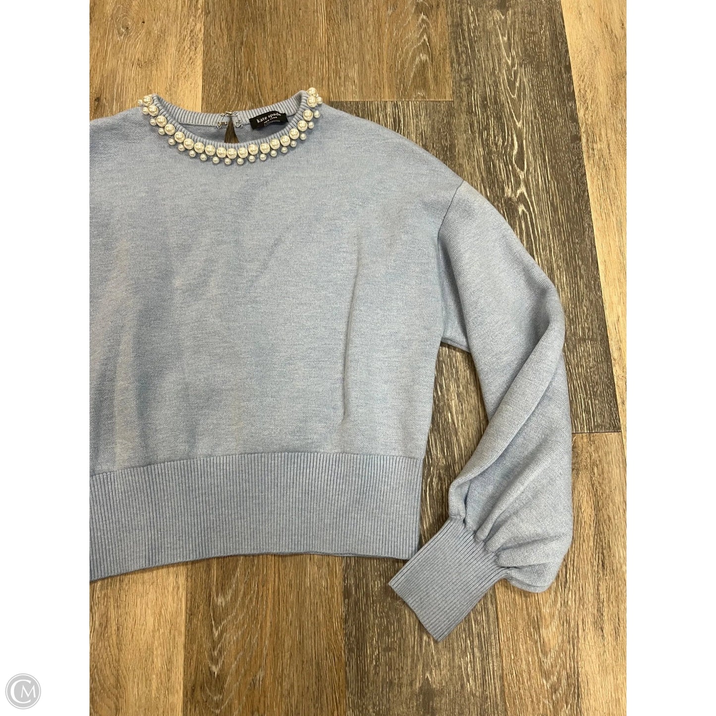 Sweater Designer By Kate Spade In Blue, Size: S