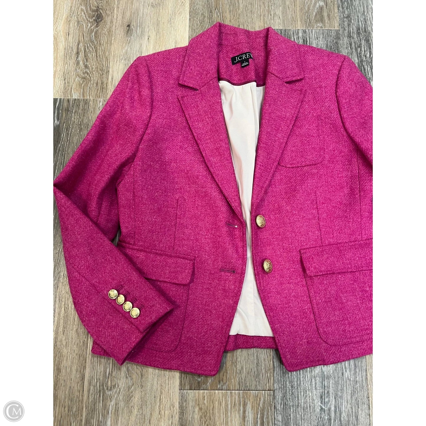 Blazer By J. Crew In Pink, Size: 4