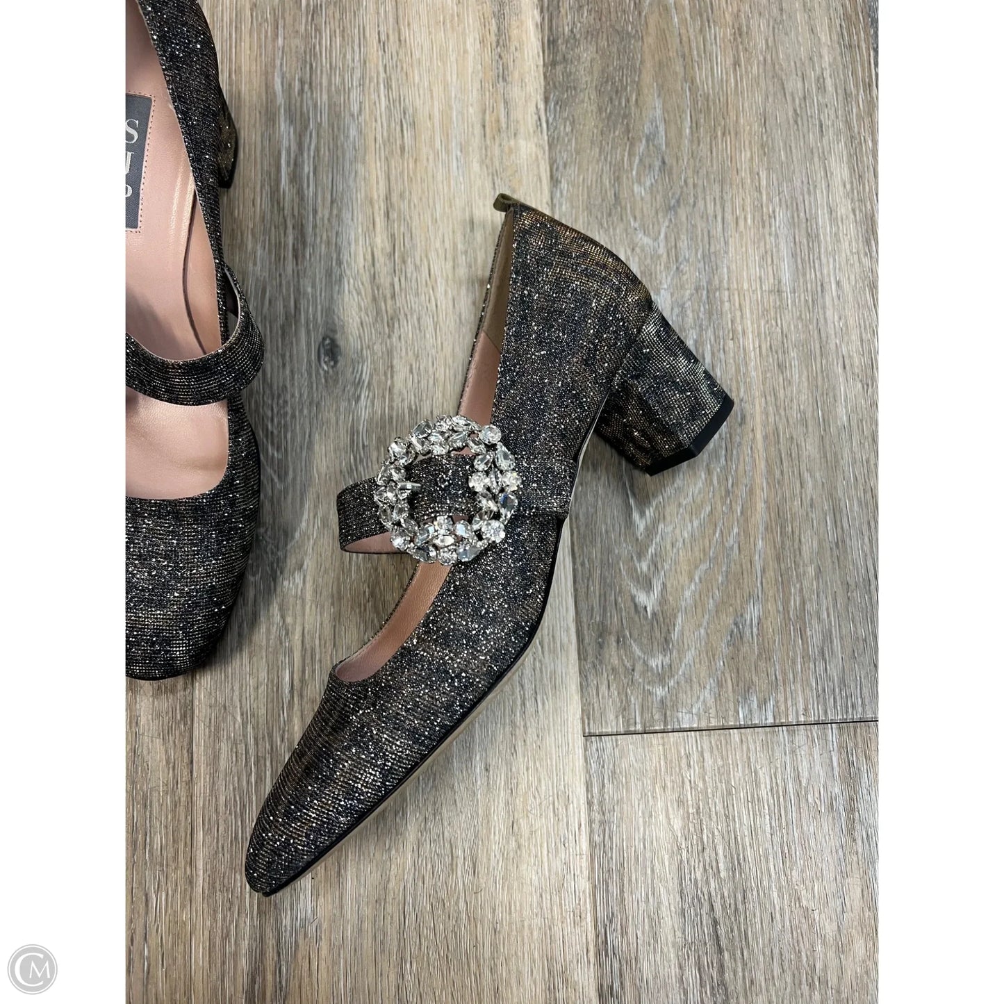 Shoes Heels Block By SJP Sarah Jessica Parker In Silver, Size: 7.5