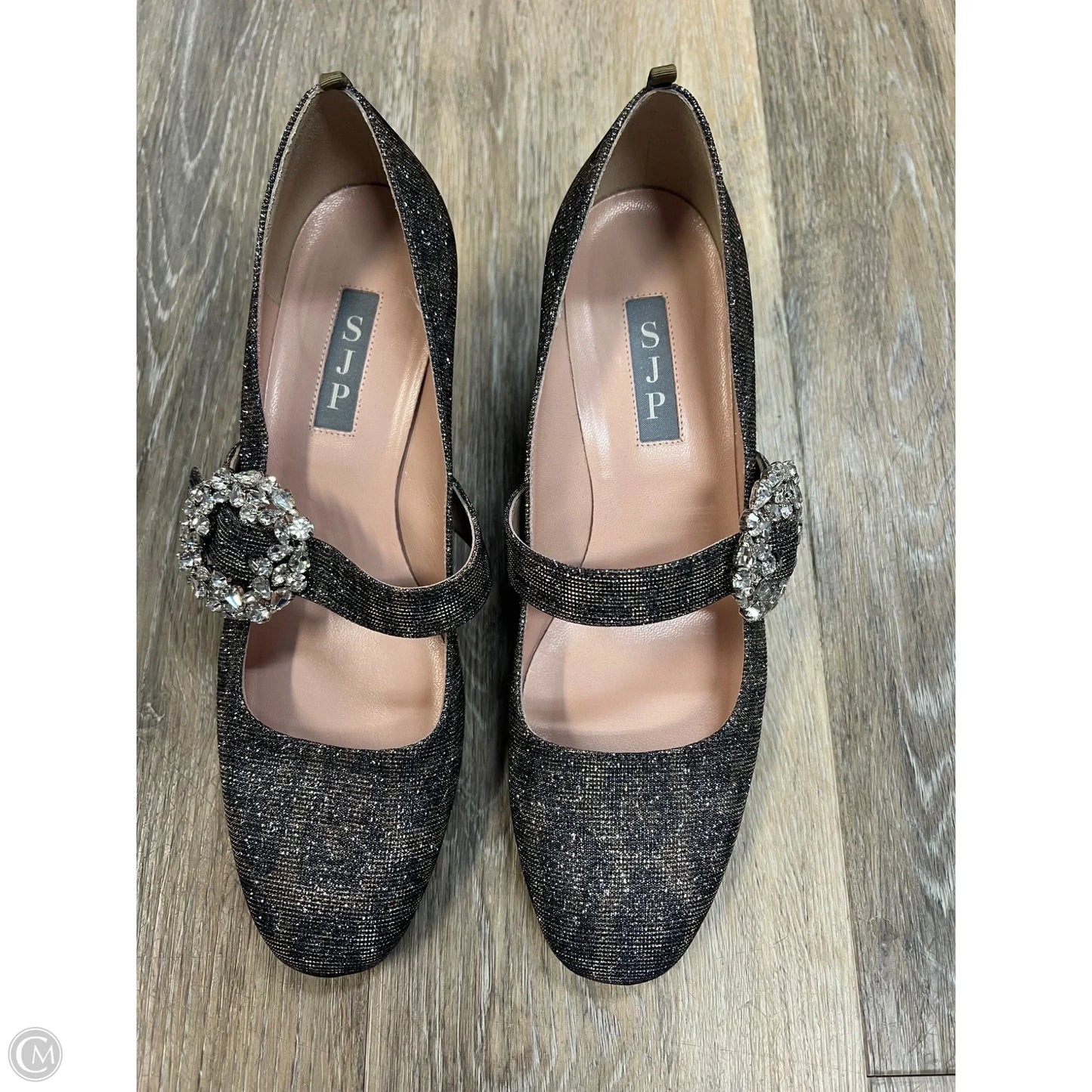 Shoes Heels Block By SJP Sarah Jessica Parker In Silver, Size: 7.5