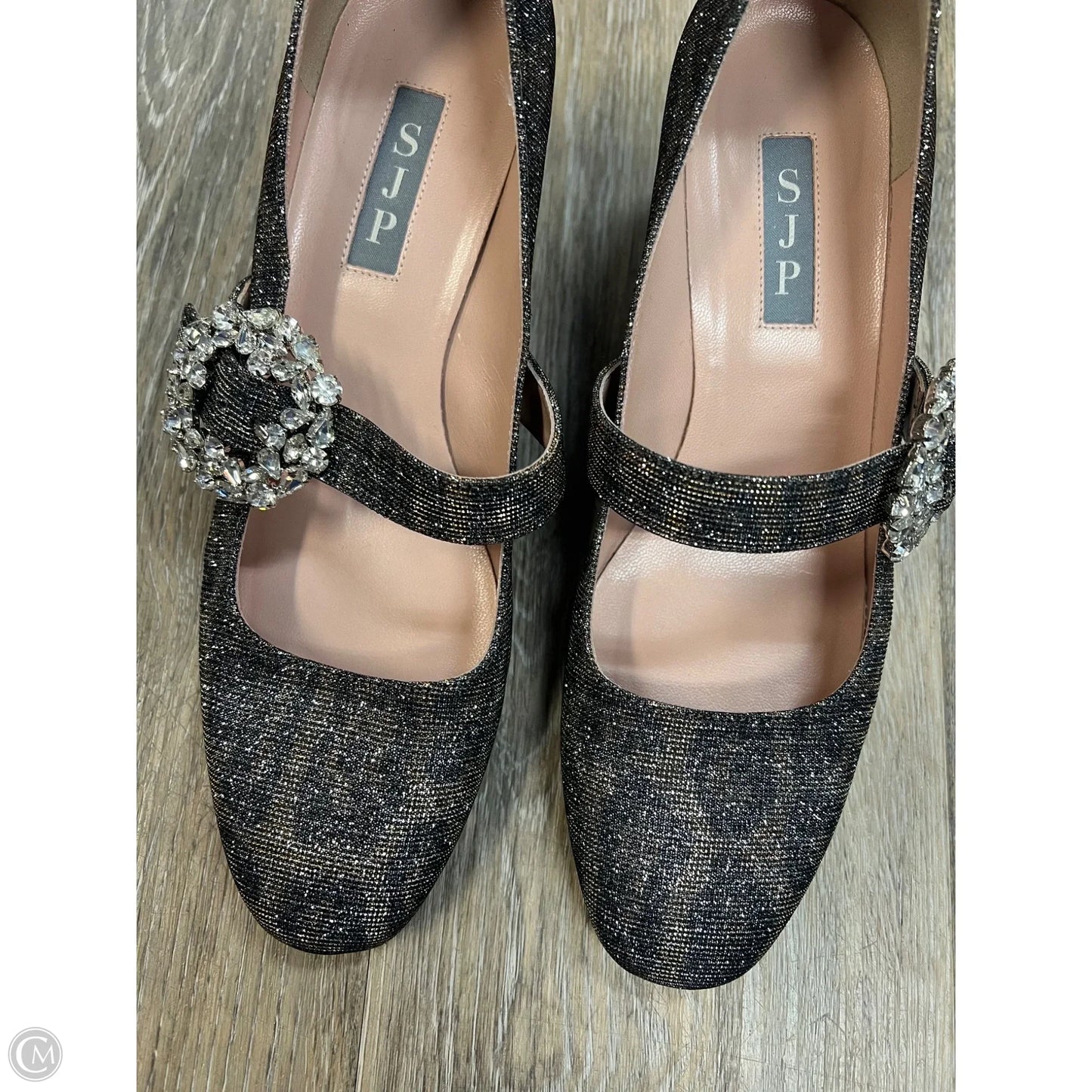 Shoes Heels Block By SJP Sarah Jessica Parker In Silver, Size: 7.5
