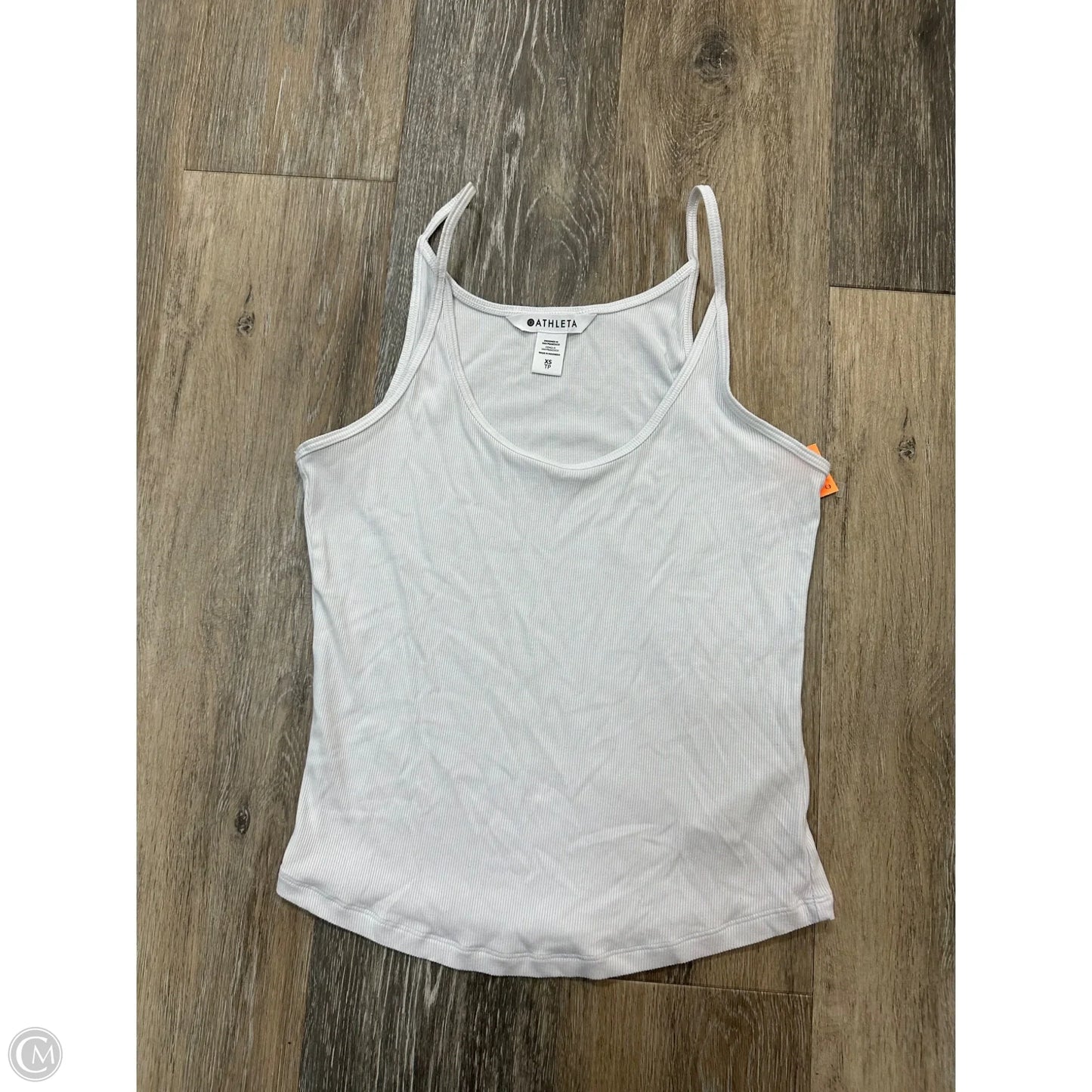 Athletic Tank Top By Athleta In White, Size: Xs