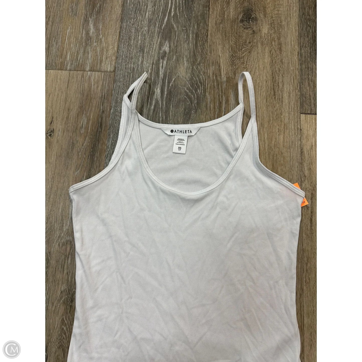 Athletic Tank Top By Athleta In White, Size: Xs