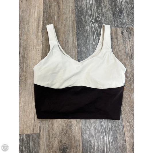 Athletic Tank Top By Old Navy In Brown & Cream, Size: M
