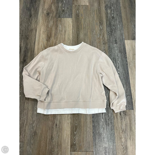-Sweatshirt Crewneck By By Together In Tan, Size: S