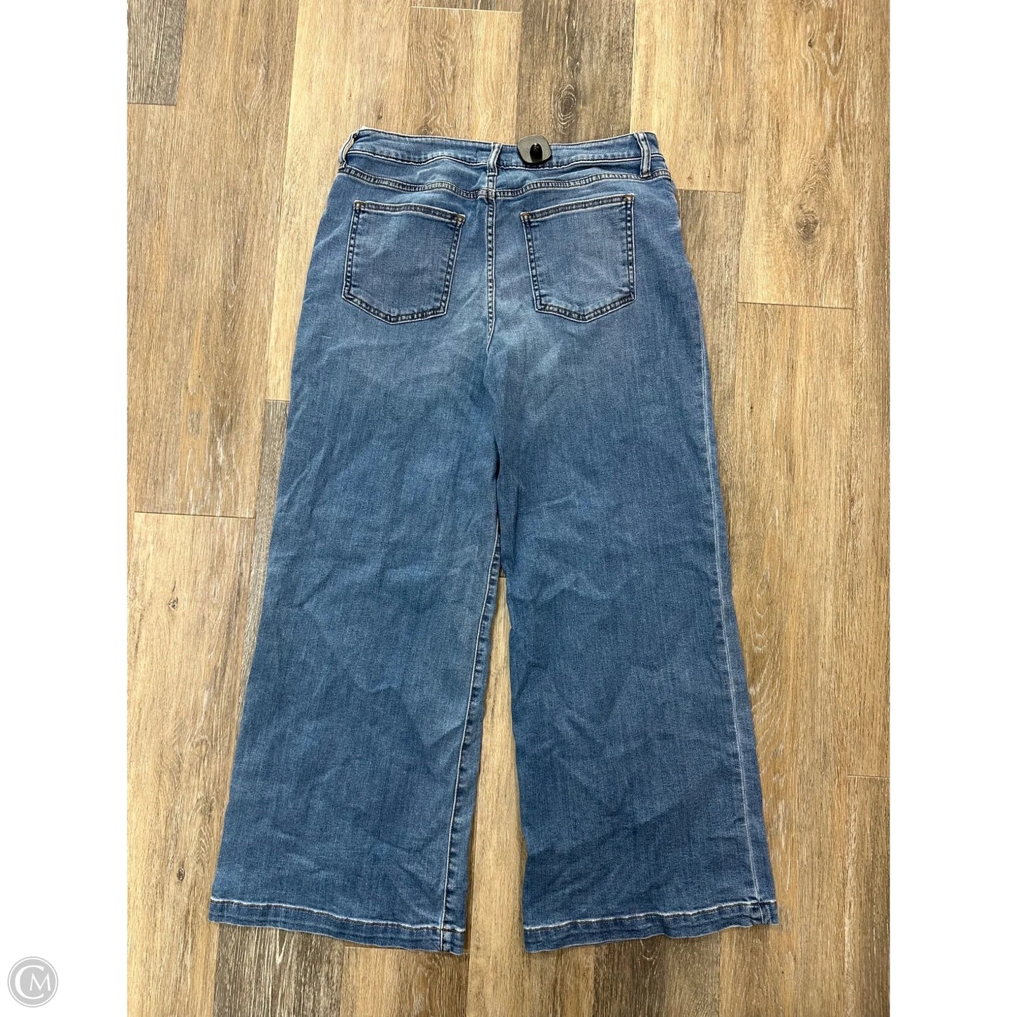 Jeans Wide Leg By Kut In Blue Denim, Size: 10