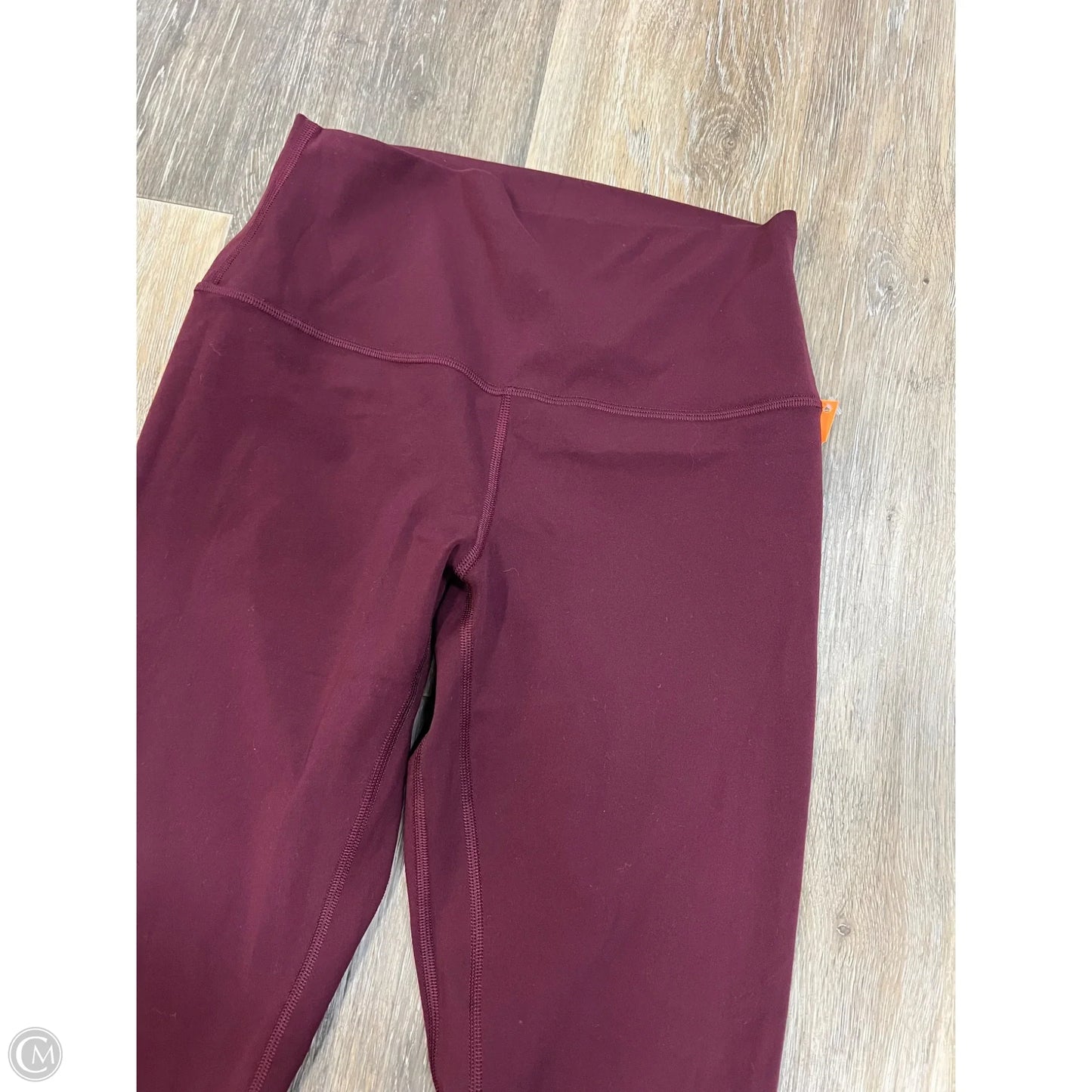 Athletic Leggings By Lululemon In Maroon, Size: 6