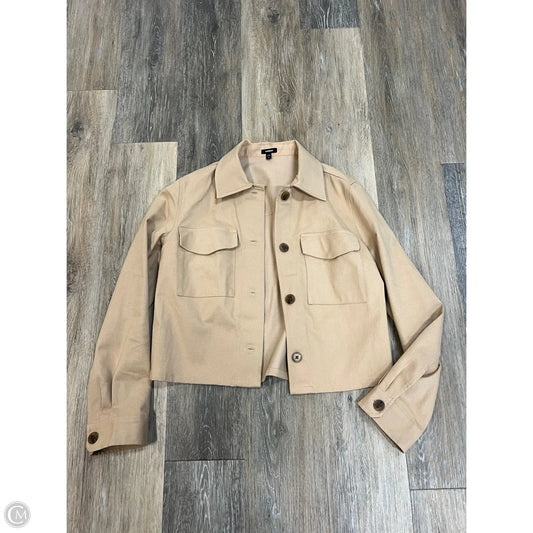 Jacket Utility By Express In Tan, Size: Xs