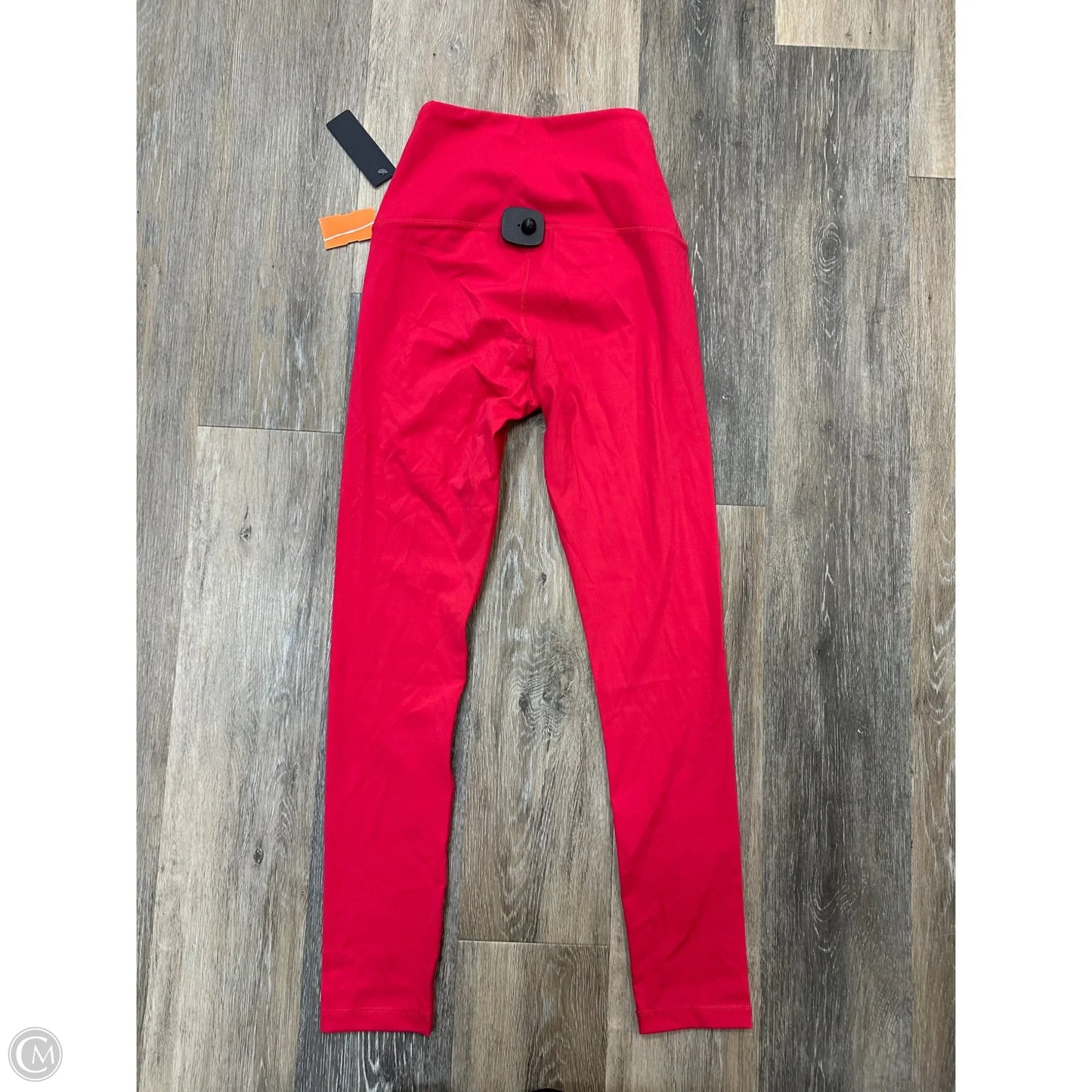 Athletic Leggings By Lily & Lottie In Red, Size: L