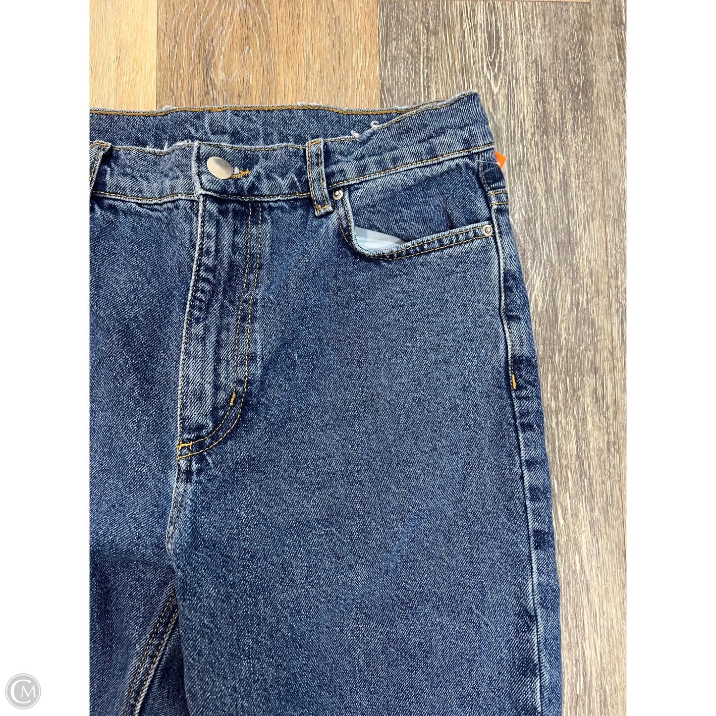 Jeans Straight By KHY In Blue Denim, Size: 4/27